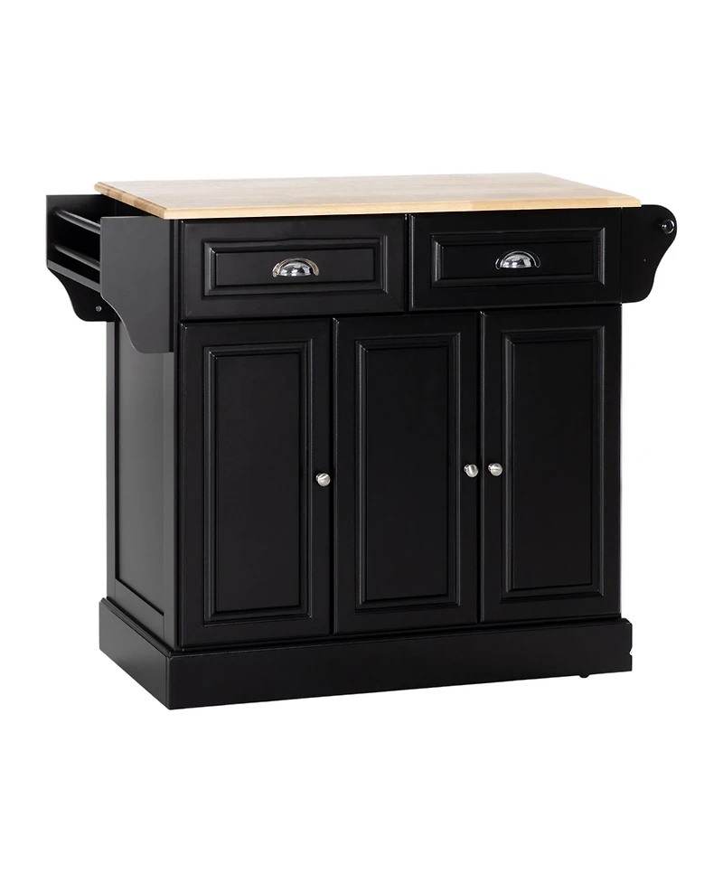 Slickblue Stylish Kitchen Storage Cabinet with Shelves for Pantry and Dining Room Storage