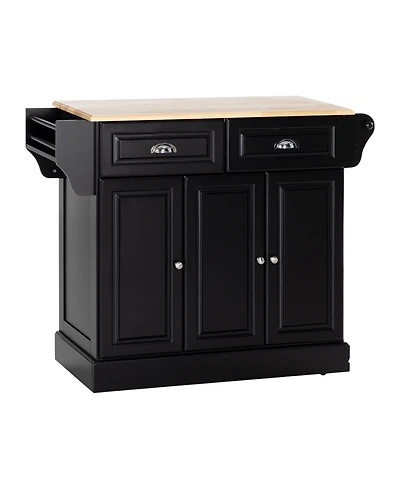 Slickblue Stylish Kitchen Storage Cabinet with Shelves for Pantry and Dining Room Storage