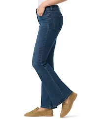 Gloria Vanderbilt Petite Amanda Essential Flared High-Rise Jeans