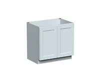 Casainc W36"x D24"x H34.5" Kitchen Base Cabinet with 2 Doors