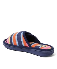 Dearfoams Women's Mickey Terry Adjustable Shower Slide House Slipper