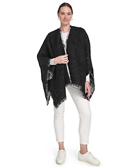 Calvin Klein Double Face Plaid Shawl