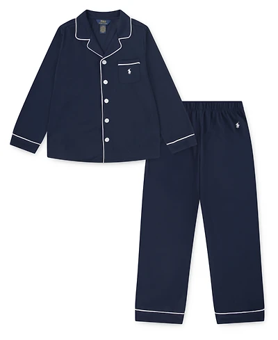 Polo Ralph Lauren Girls 4-7 2-Piece Button Up Coat and Pants Set