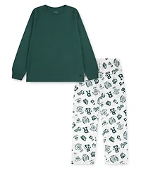 Polo Ralph Lauren Boys 8-20 2-Piece Long Sleeve T-Shirt and Printed Pants Set