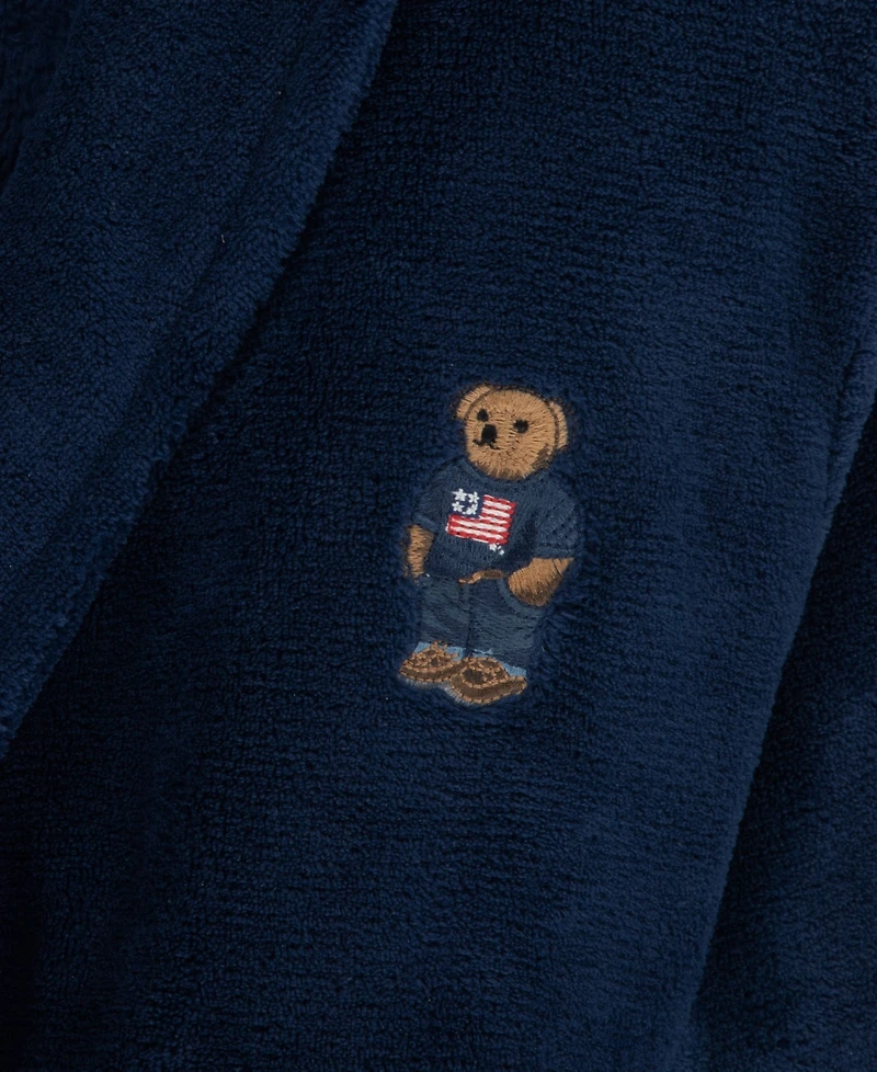 Polo Ralph Lauren Boys 8-20 Bear Long Sleeve Terry Robe