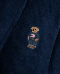 Polo Ralph Lauren Boys 8-20 Bear Long Sleeve Terry Robe