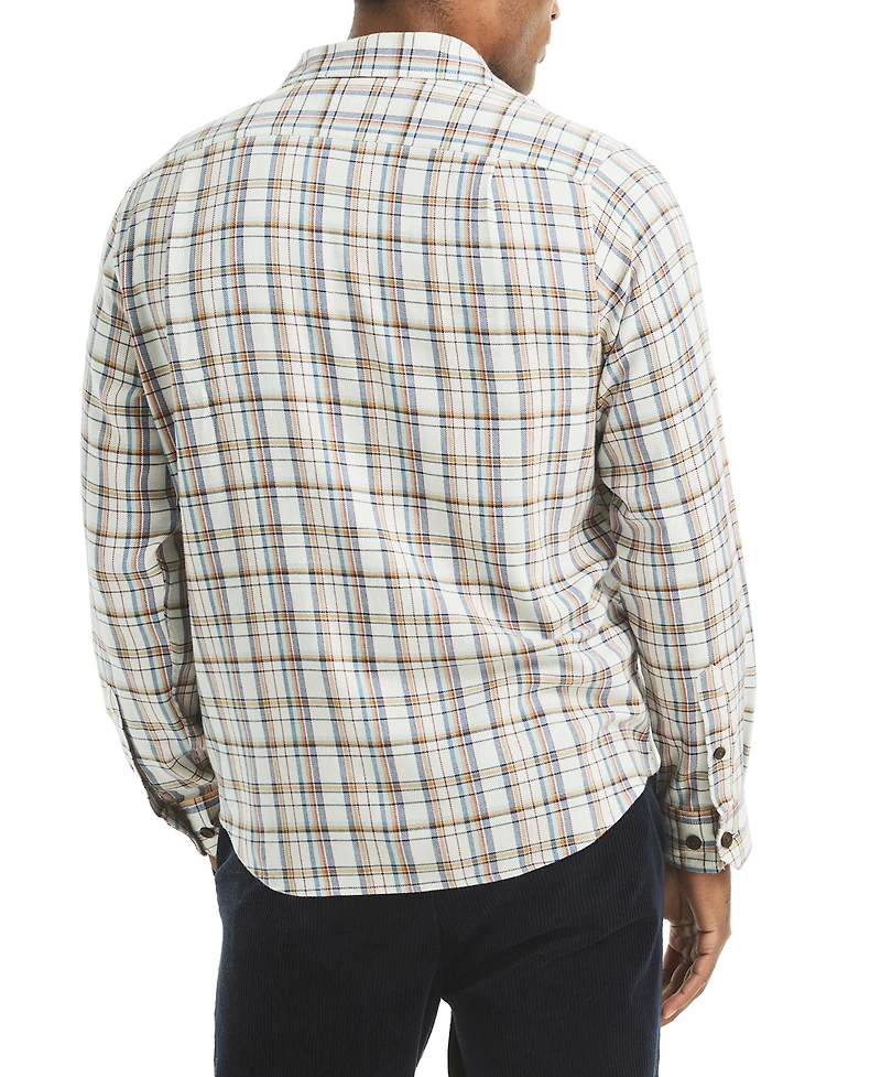 Nautica Men's Stretch Flannel Plaid Shirt