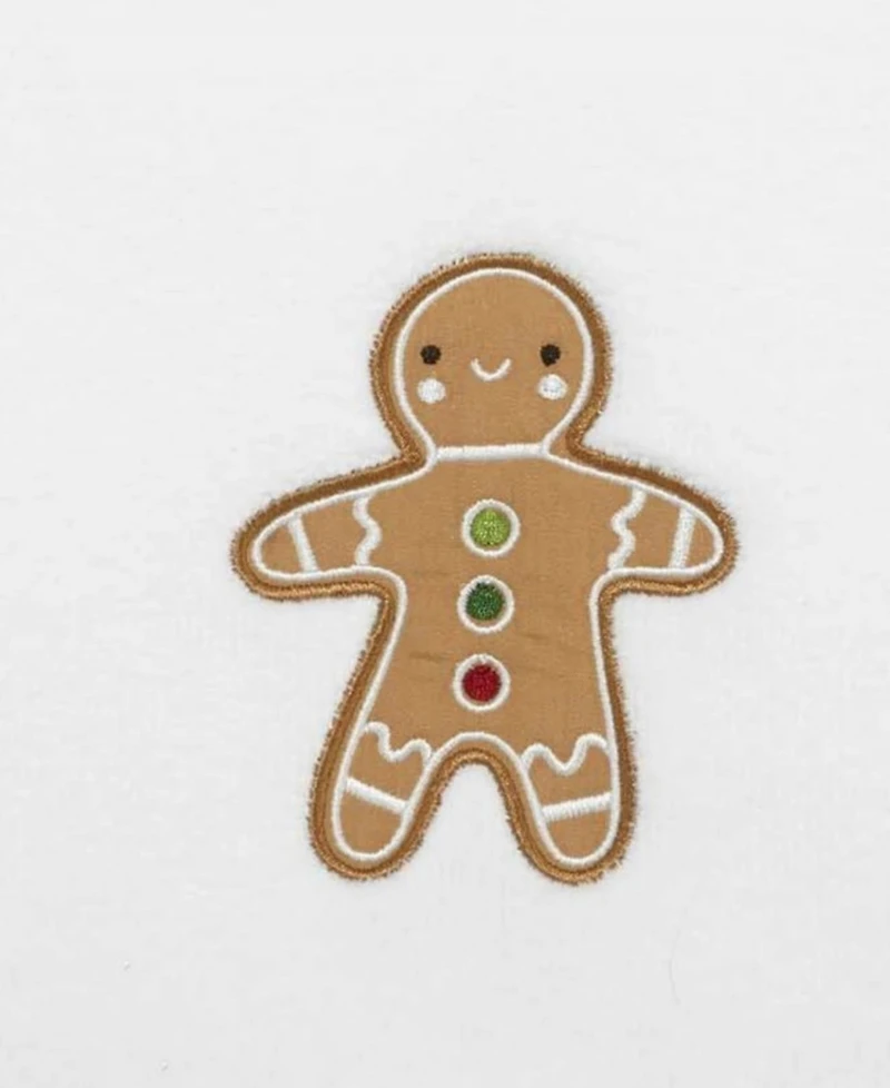 Avanti Gingerbread Man Cotton 2-Pc. Hand Towel Set, 28" x 16"