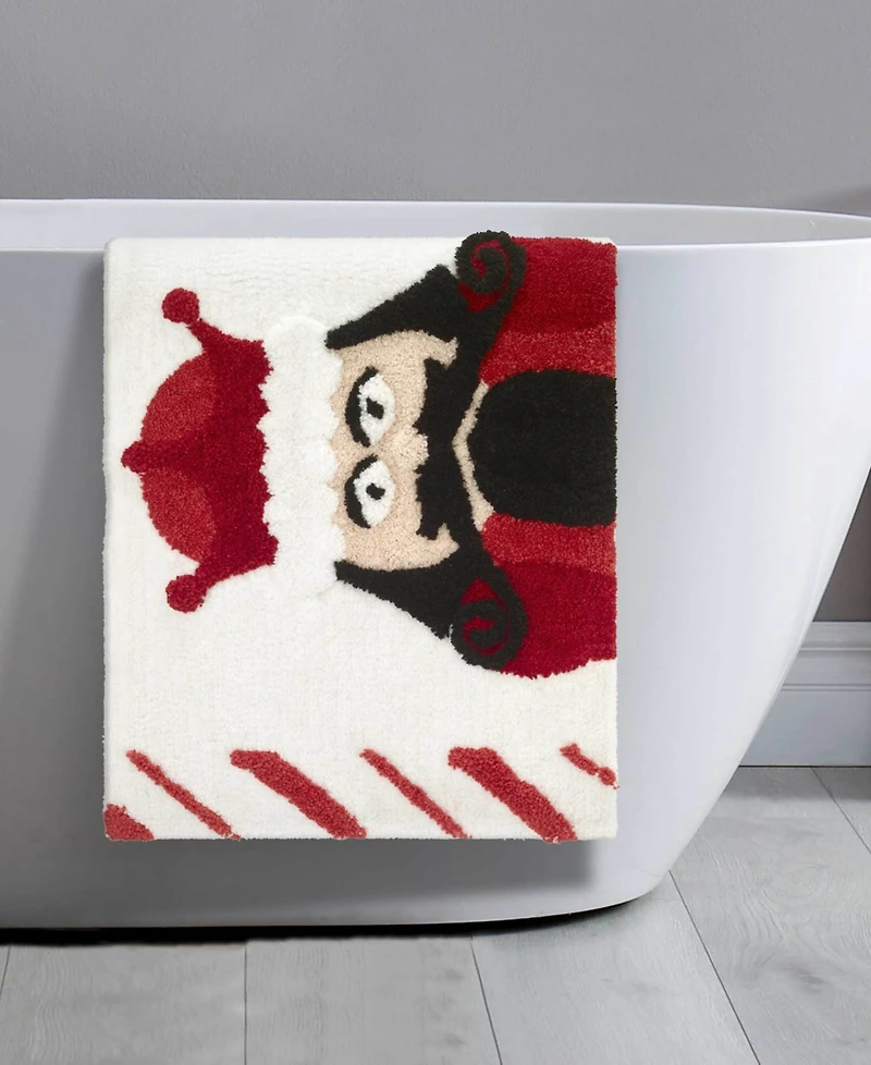 Avanti Peppermint Nutcracker Polyester Bath Rug, 30" x 20"