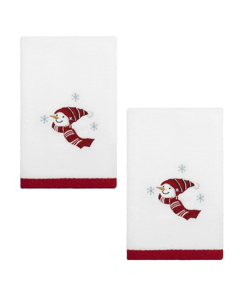 Avanti Holiday Cheer Resin Lotion Pump and 2-Pc. Cotton Fingertip Towel Set