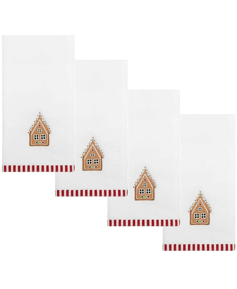 Avanti Gingerbread Man Cotton -Pc. Fingertip Towel Set