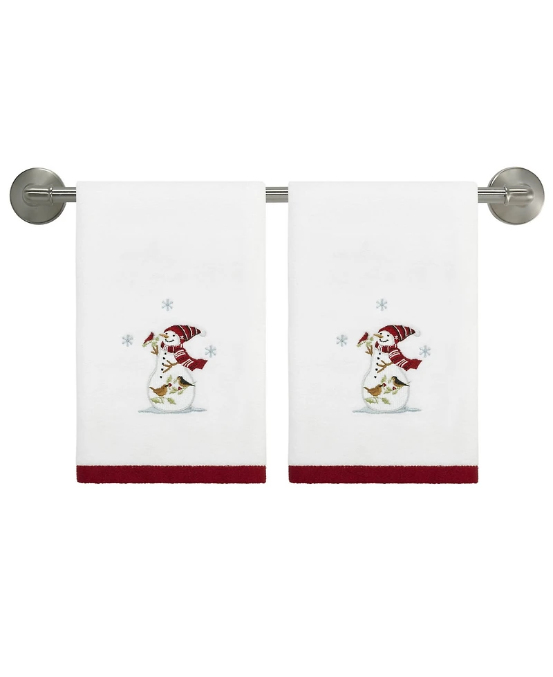 Holiday Cheer Cotton 2-Pc. Hand Towel Set, 28" x 16"