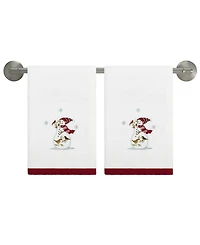 Holiday Cheer Cotton 2-Pc. Hand Towel Set, 28" x 16"