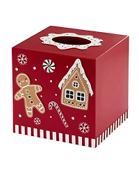Avanti Gingerbread Man Resin Tissue Cover