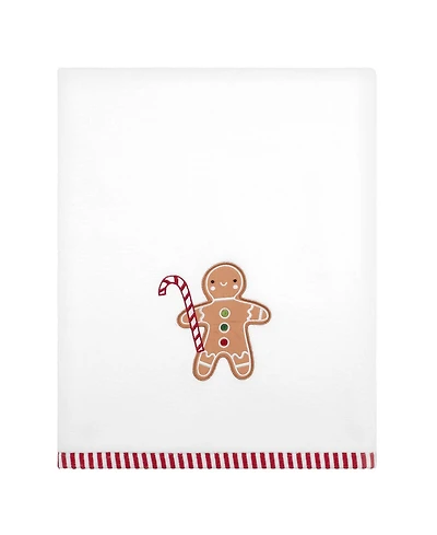 Avanti Gingerbread Man Cotton Bath Towel Set, 52" x 27"