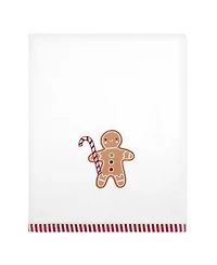 Avanti Gingerbread Man Cotton Bath Towel Set, 52" x 27"