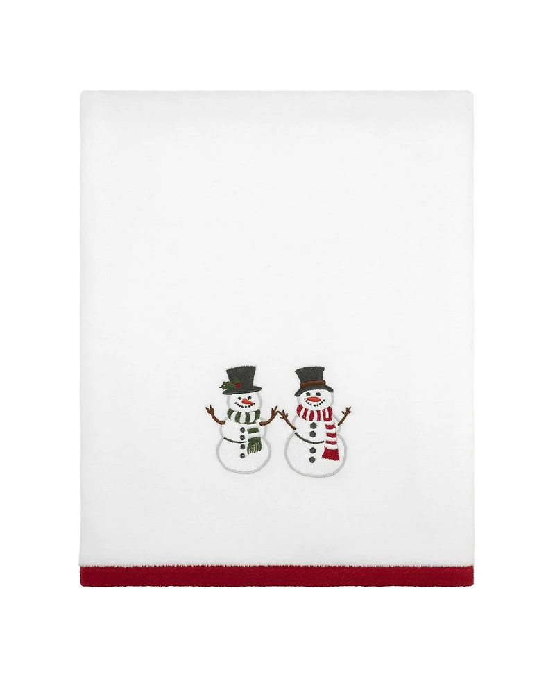 Avanti Winter Snowman Cotton Bath Towel Set, 50" x 27"
