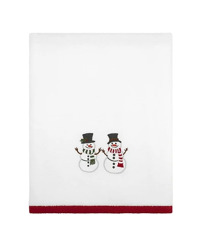 Avanti Winter Snowman Cotton Bath Towel Set, 50" x 27"