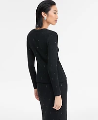 I.n.c. International Concepts Women's Embellished Cardigan, Macy's Exclusive