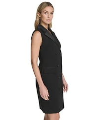 Calvin Klein Women's Sleeveless Blazer Short Sheath Jacket