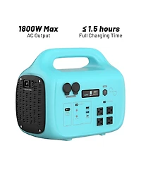 Mondawe 1800W Portable Power Station 1024Wh Solar Generator with Fast Recharge
