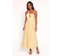 Petal and Pup Women's Vinny One Shoulder Maxi Dress - Yellow