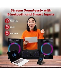 Pyle 3-Piece Mini Hi-Fi Bluetooth Stereo System
