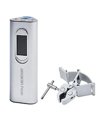 amaran Peak Battery Grip, Bundle with Crab-Shaped Light Stand Clamp, Silver