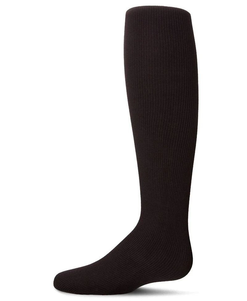MeMoi Girls Ribbed Supreme Cotton Blend Non-Pilling Tights