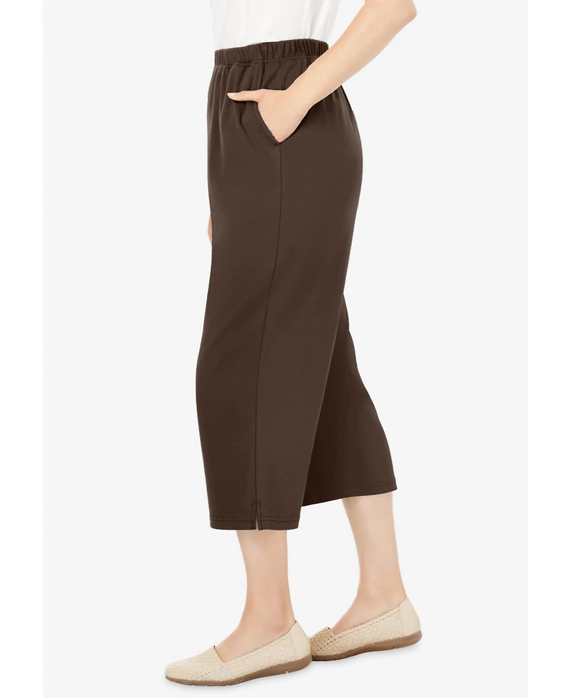 Woman Within Women's 7-Day Knit Capri
