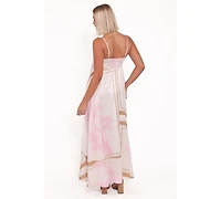 Petal and Pup Women's Elanor Maxi Dress - Pink Print