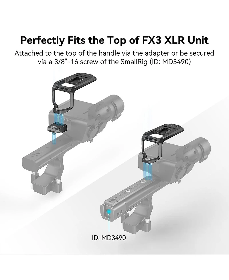 SmallRig Top Plate for Sony FX3 Xlr Handle