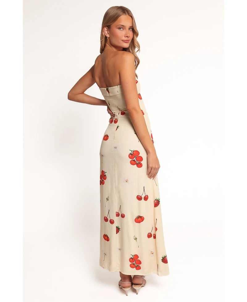 Petal and Pup Women's Adela Maxi Dress - Tomato Print
