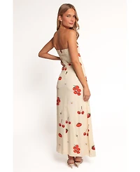 Petal and Pup Women's Adela Maxi Dress - Tomato Print