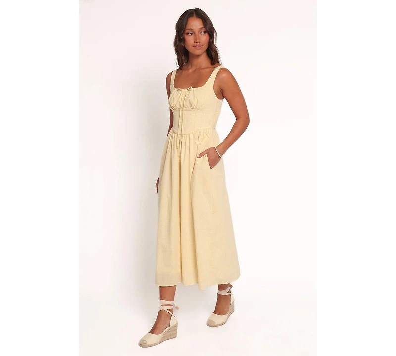 Petal and Pup Women's Kinslee Midi Dress - Coral