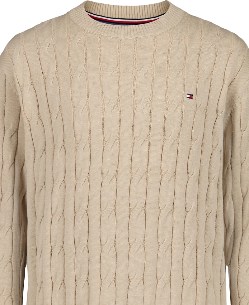 Tommy Hilfiger Boys 8-20 Crewneck Cable Knit Sweater