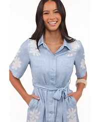 Petal and Pup Women's Connie Mini Dress - Blue