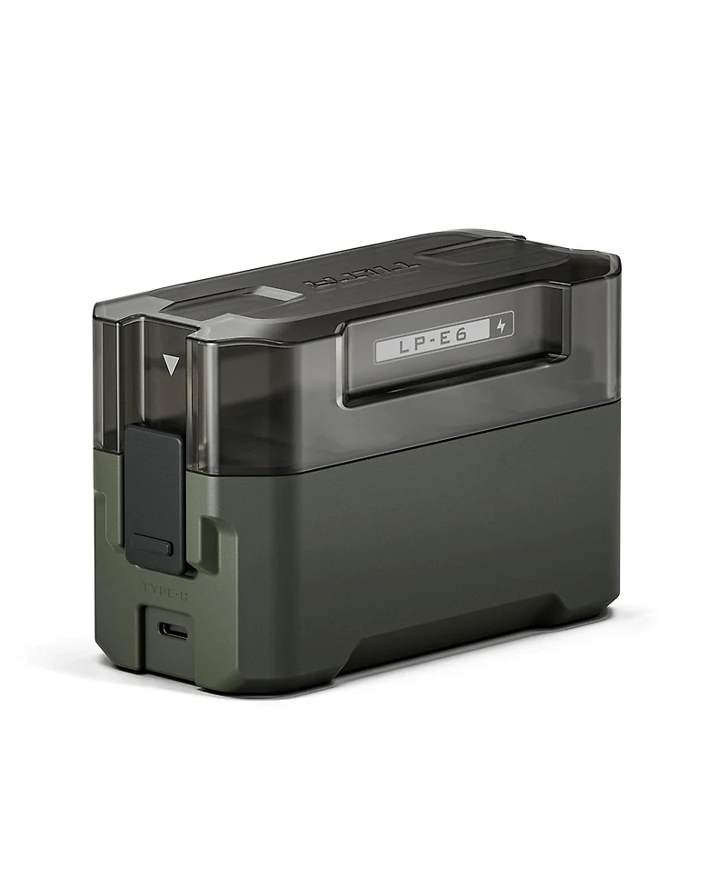 Tilta 4-Channel Portable Charging Station for Lp-E6 Battery, Green