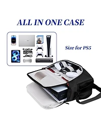 Bubm Waterproof PS5 Travel Case with Laptop Compartment