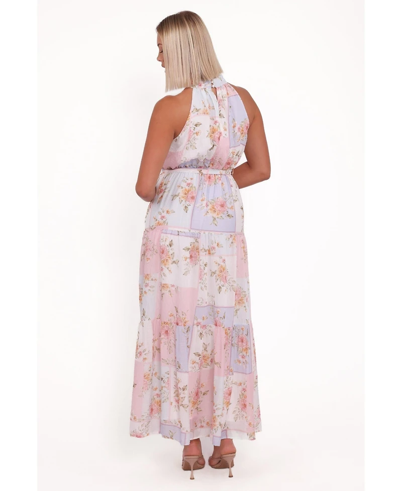 Petal and Pup Women's Caroline Maxi Halter Dress - Multi Floral