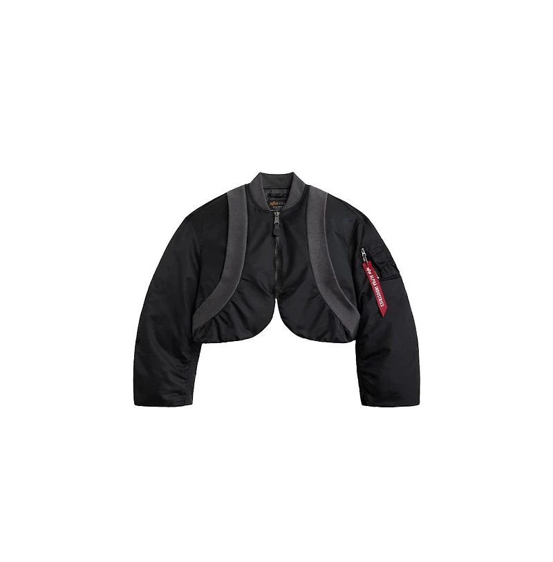 Alpha Industries Women's Knit Rib Ma-1 Flight Jacket W