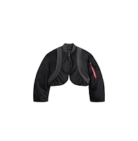 Alpha Industries Women's Knit Rib Ma-1 Flight Jacket W