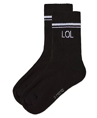Memoi Girl's Lol Athletic Crew Socks