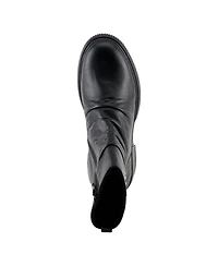 Azura Spring Step Nayana Leather Bootie with Ruching Detail, Removable Insole, and Lugged Sole