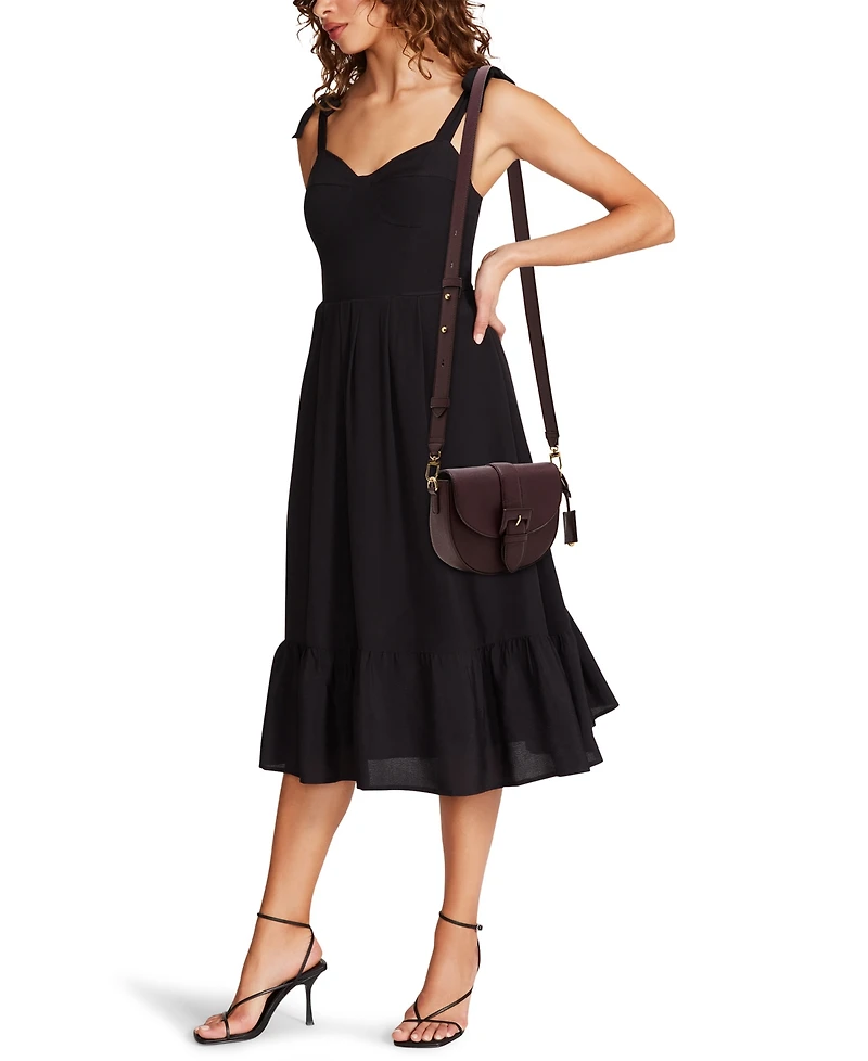 Anne Klein Covered Buckle Small Crossbody Bag