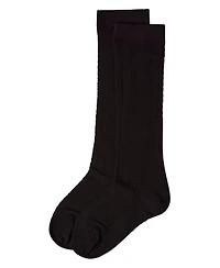 MeMoi Big Girls Diamond-Patterned Rayon Blend Knee Sock