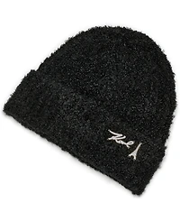 Karl Lagerfeld Paris Women's Folded Over Cuff Beanie