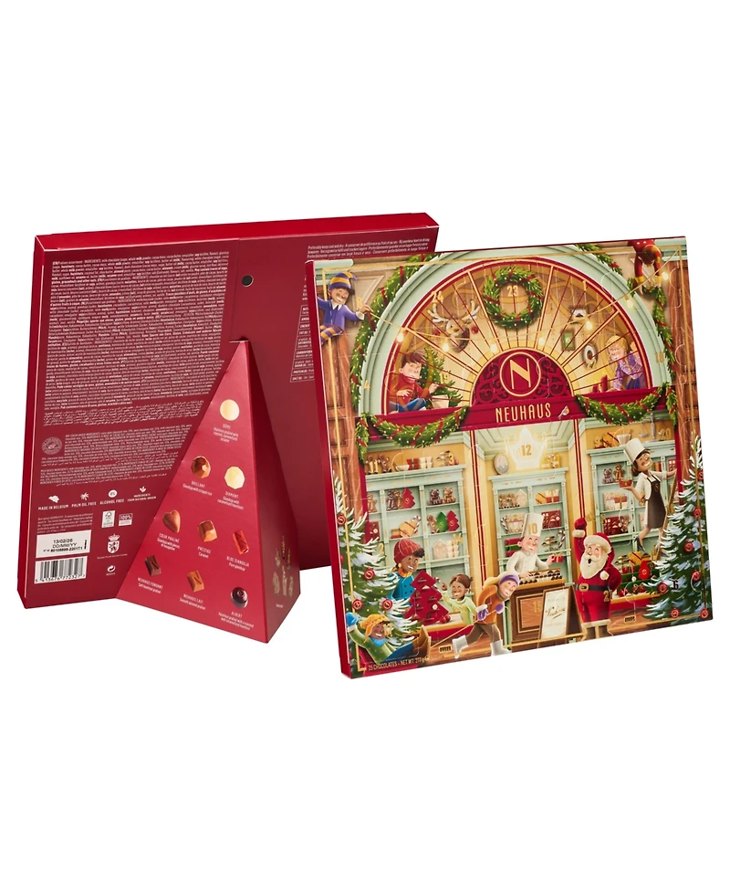 Neuhaus Holiday Assorted Chocolate Classic Advent Calendar, 25 Pieces