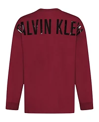 Calvin Klein Boys 8-20 Impact Font Long Sleeve T-Shirt