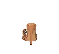 Tease Womens Woven Stiletto Slide sandal